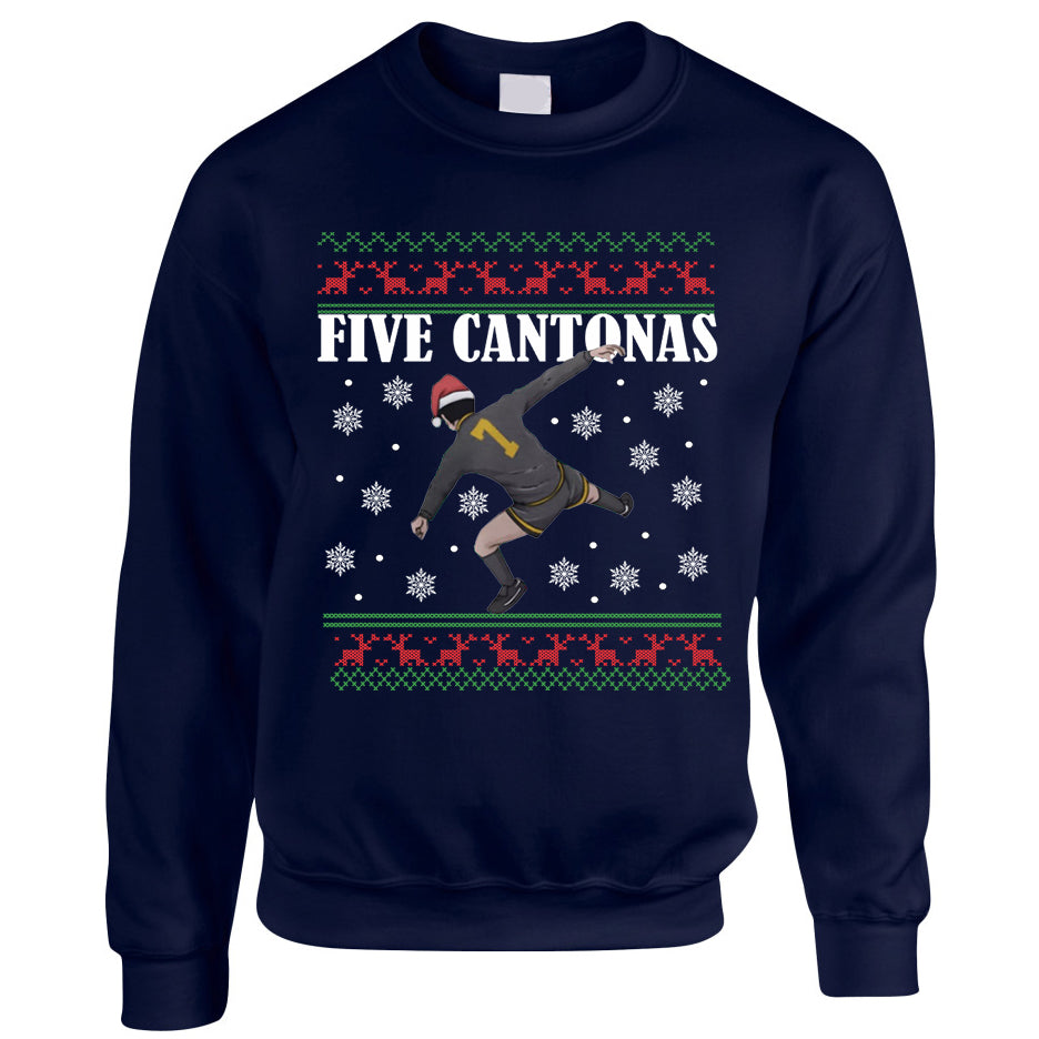 Eric Cantona Christmas Jumper
