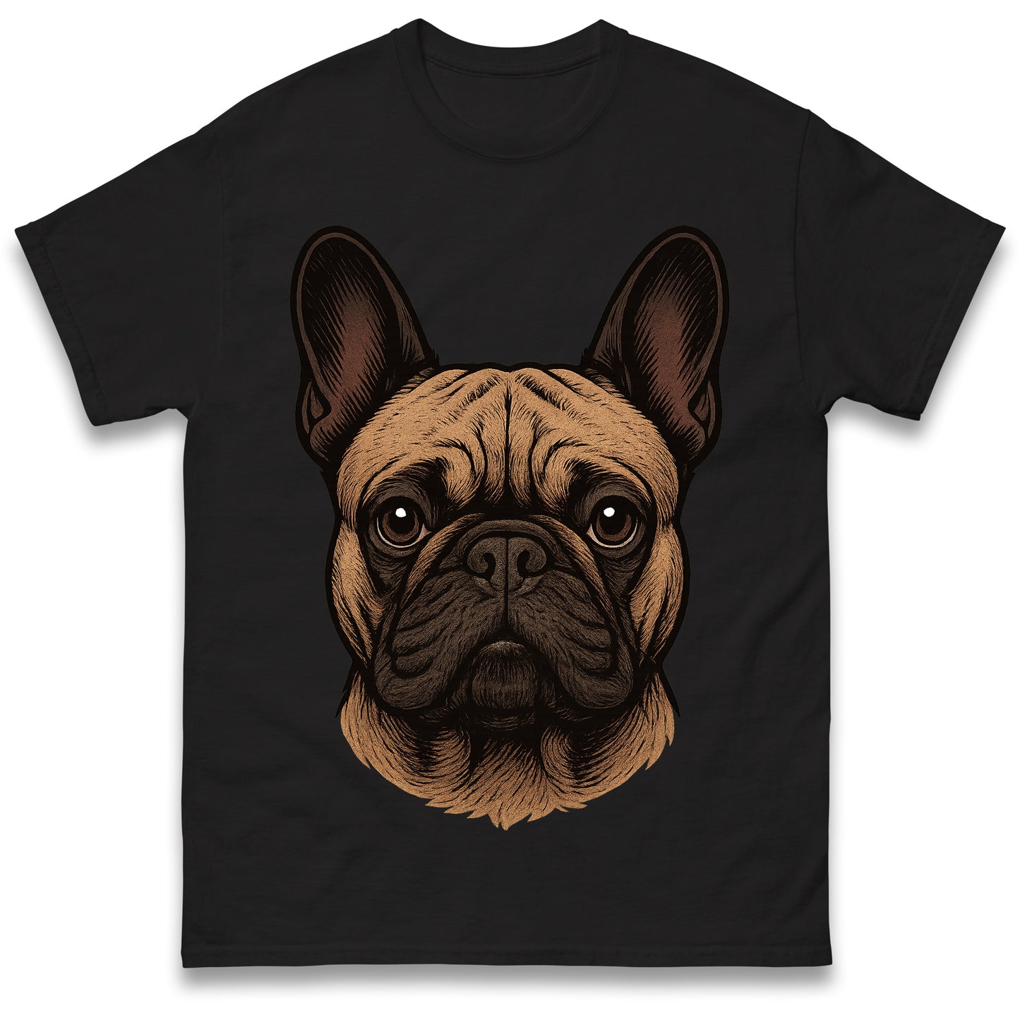 French Bulldog Face T Shirt