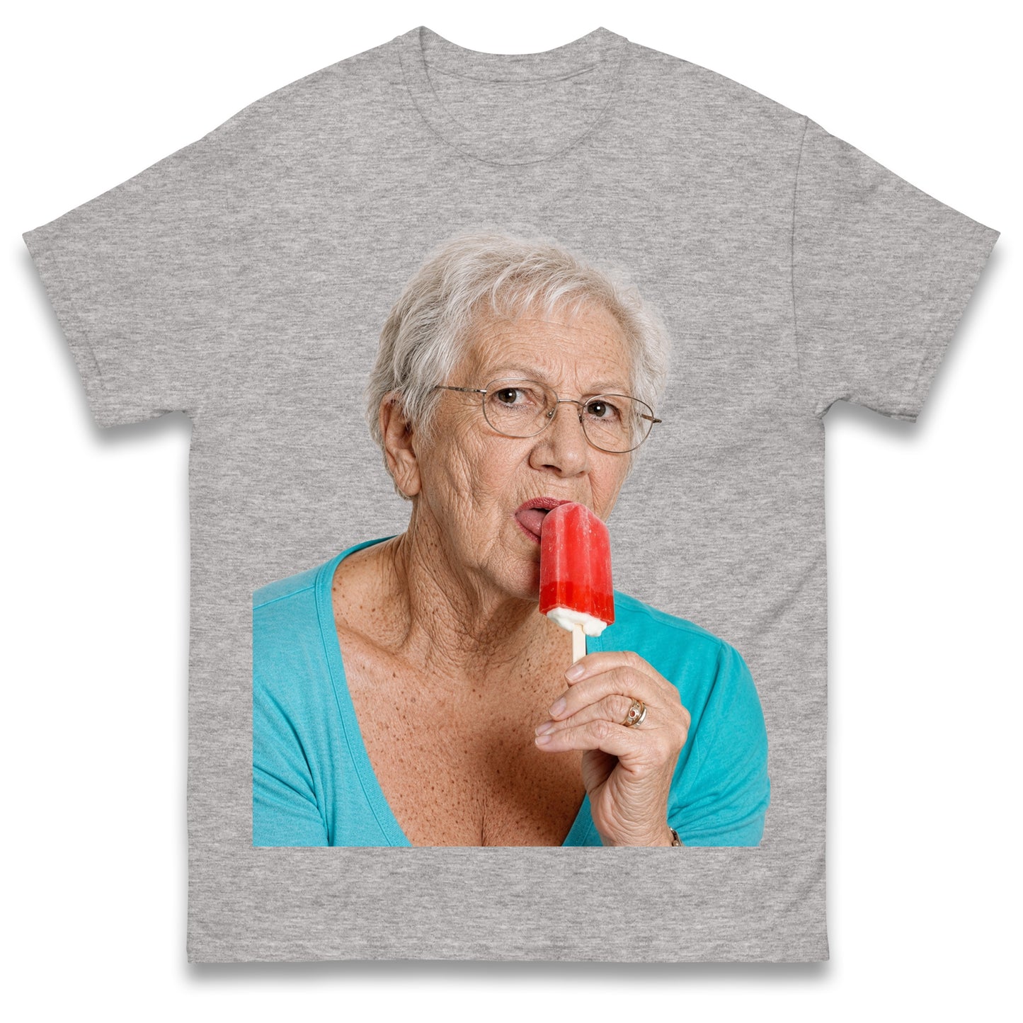 Grandma Licking Lollipop Seductively T Shirt