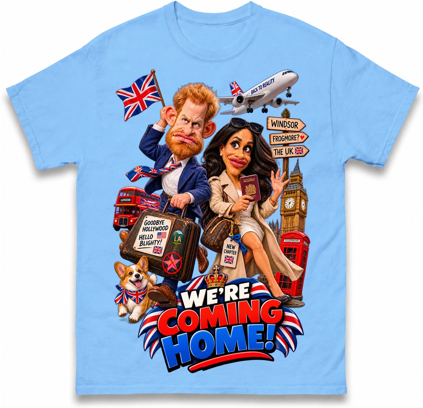 Harry and Meghan Moving Back To UK T Shirt