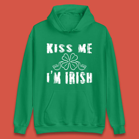 Kiss Me I'm Irish St. Patrick's Day Unisex Hoodie