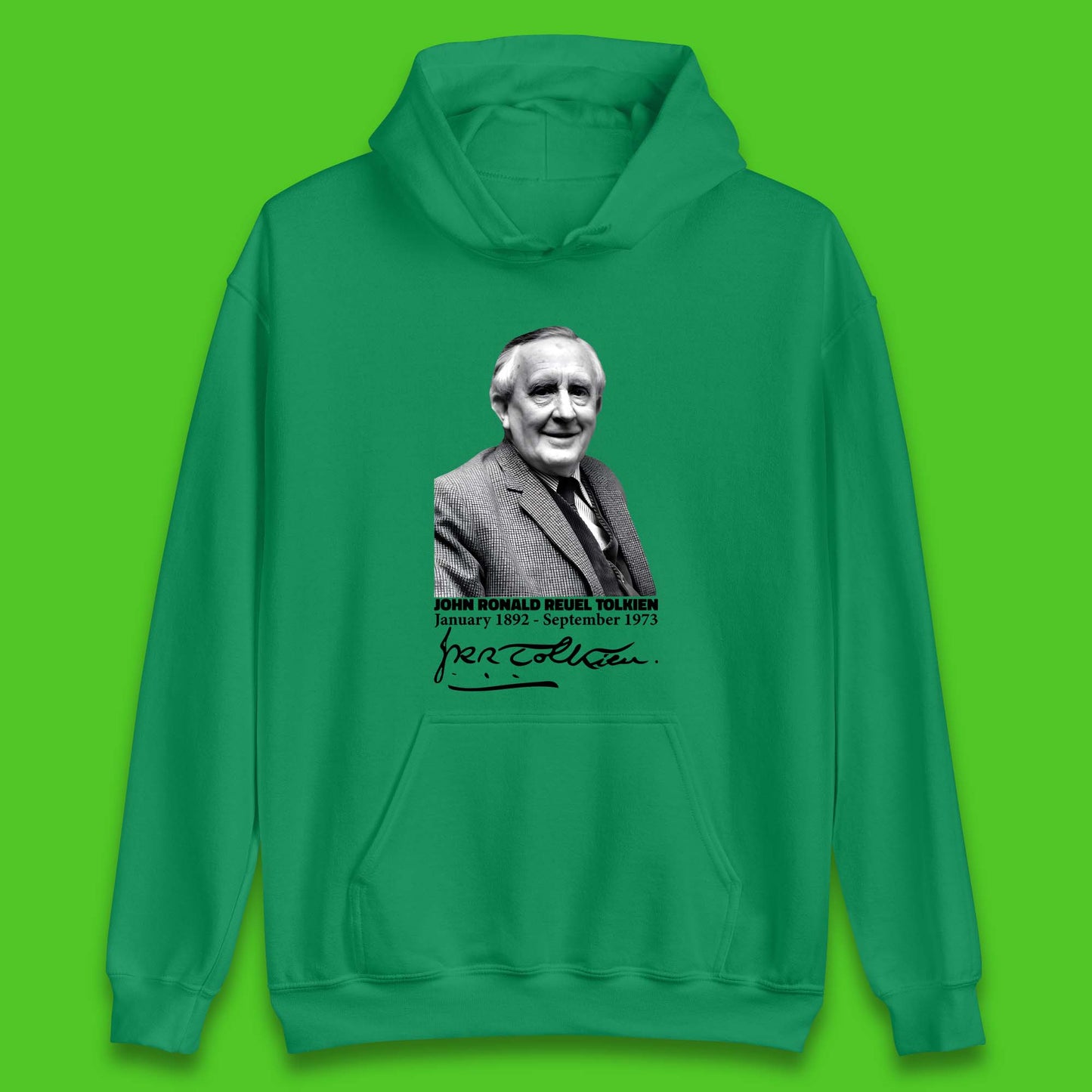 John Ronald Reuel Tolkien Signature Unisex Hoodie