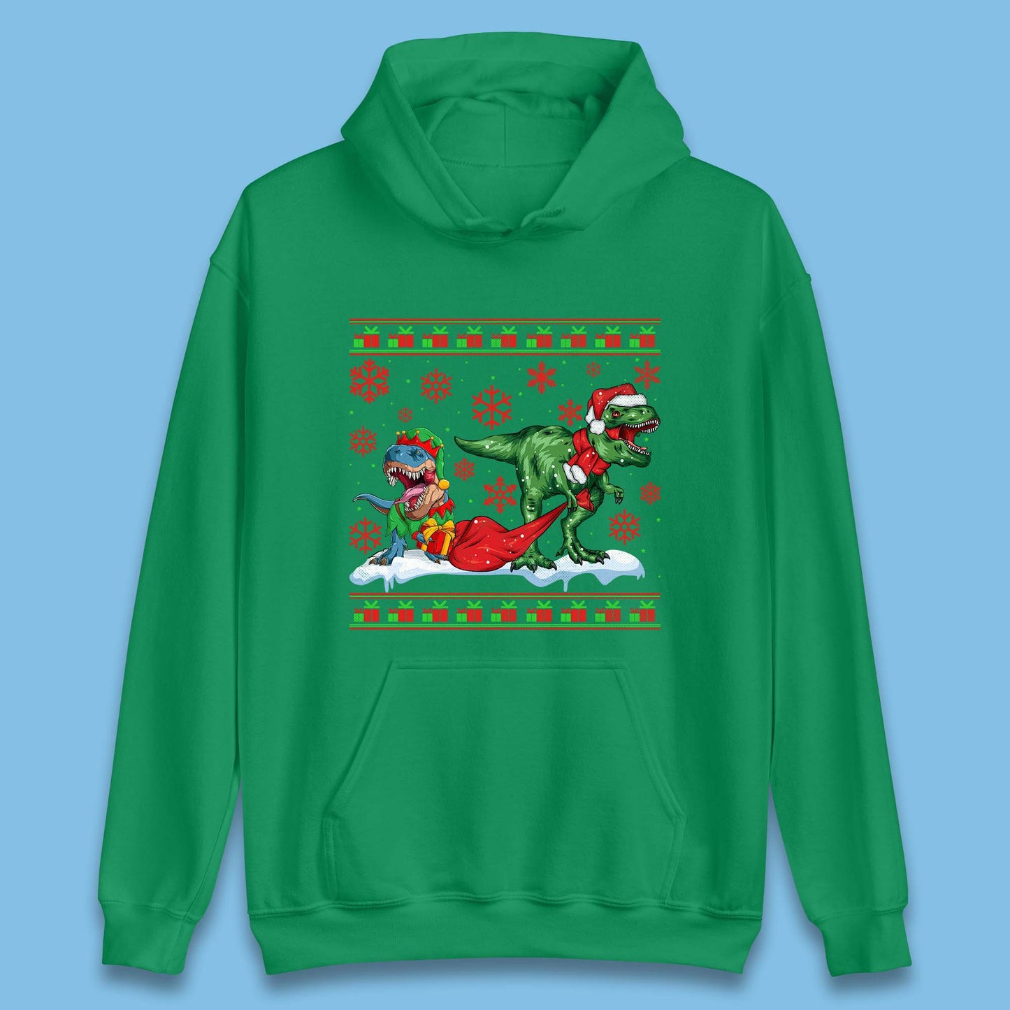santa & elf costume hoodie