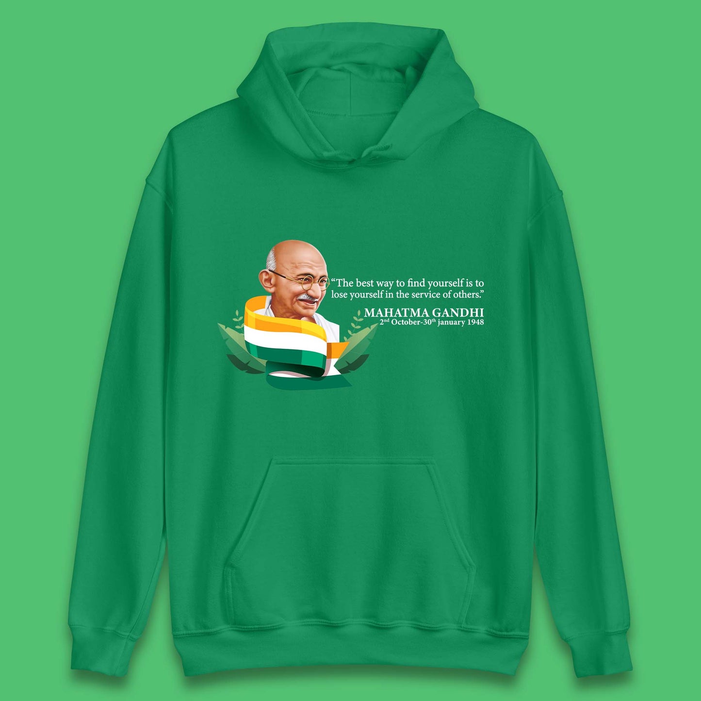 Mahatma Gandhi Quotes Unisex Hoodie