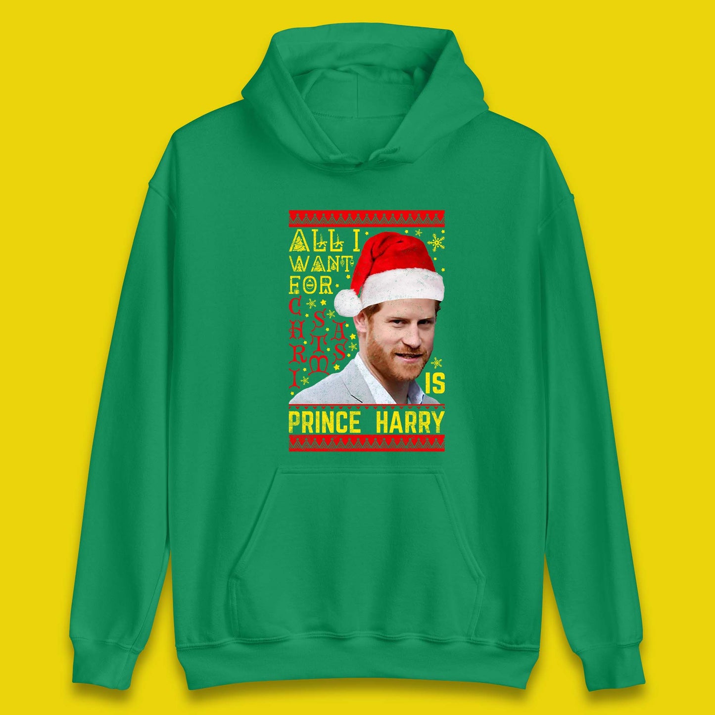 Prince Harry Christmas Unisex Hoodie
