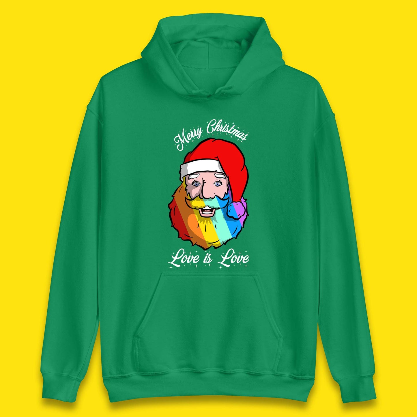 Gay Santa Christmas Unisex Hoodie