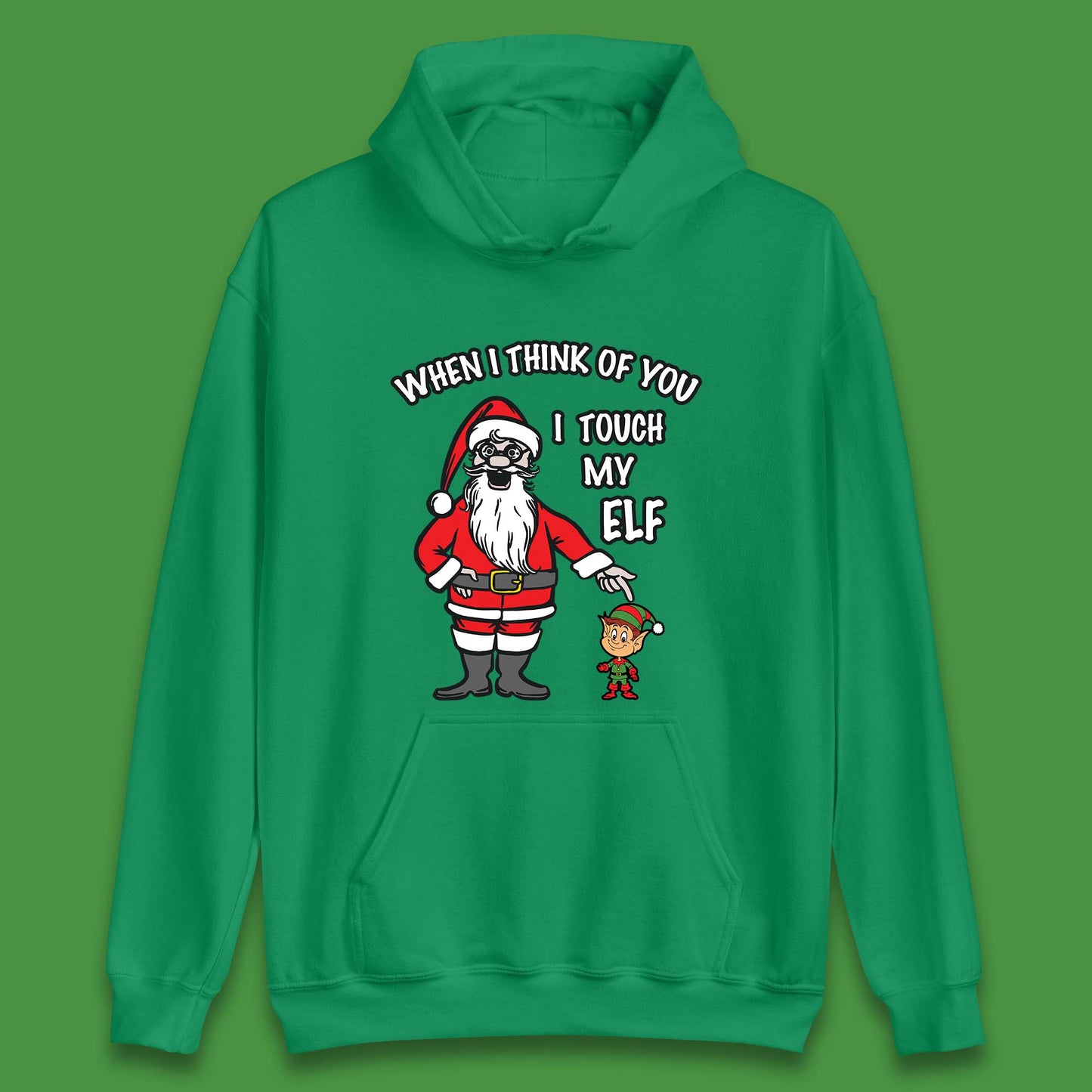 Cheeky Rude Funny Christmas Unisex Hoodie