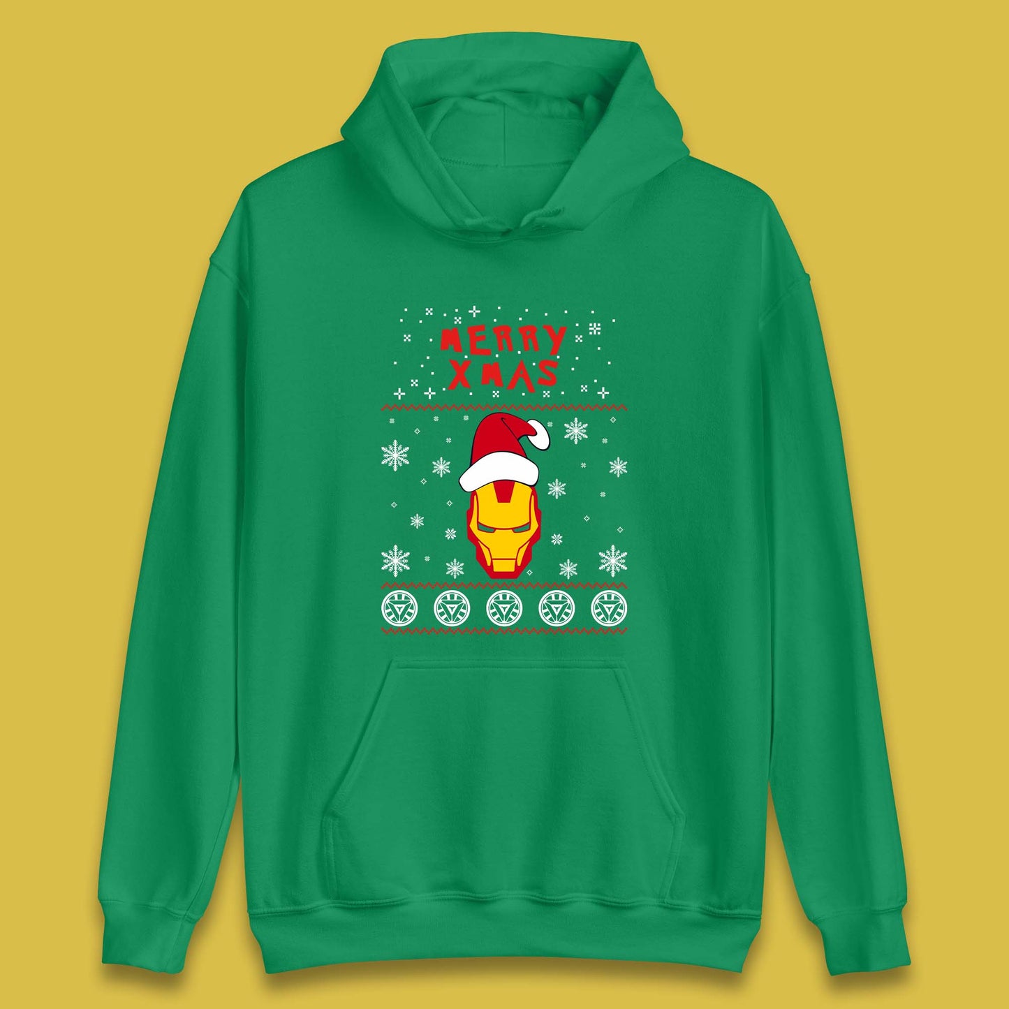 Merry Xmas Ironman Unisex Hoodie