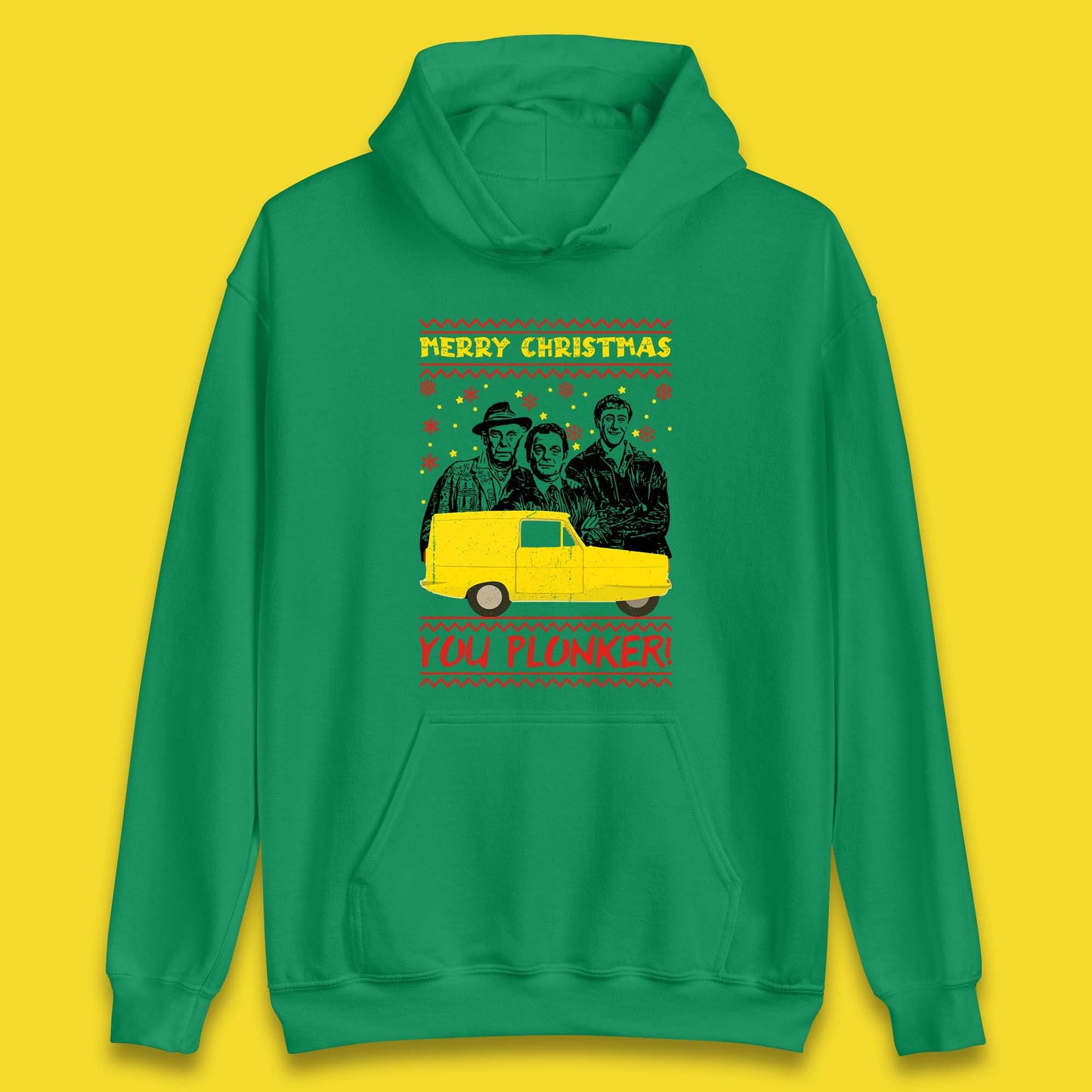 Merry Christmas You Plunker Unisex Hoodie