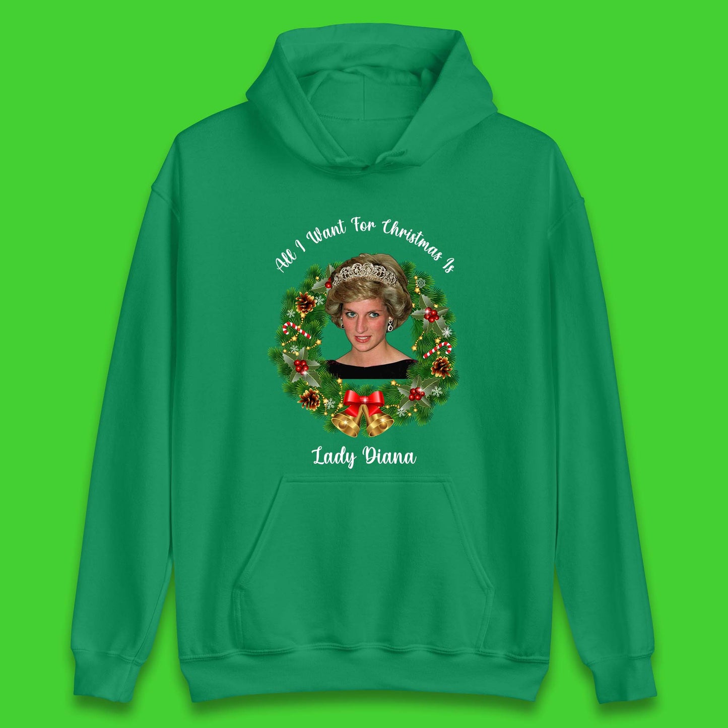 Lady Diana Christmas Unisex Hoodie