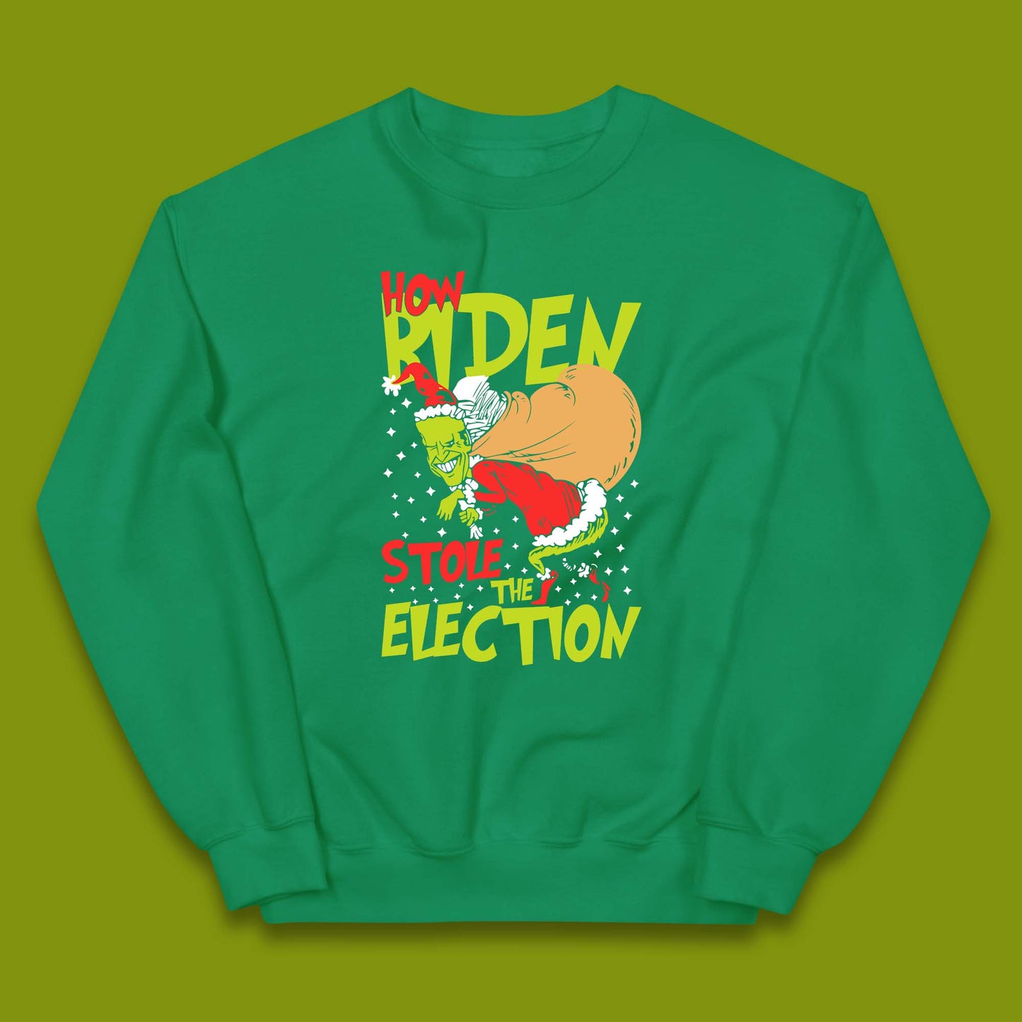 biden stole election kids jumper