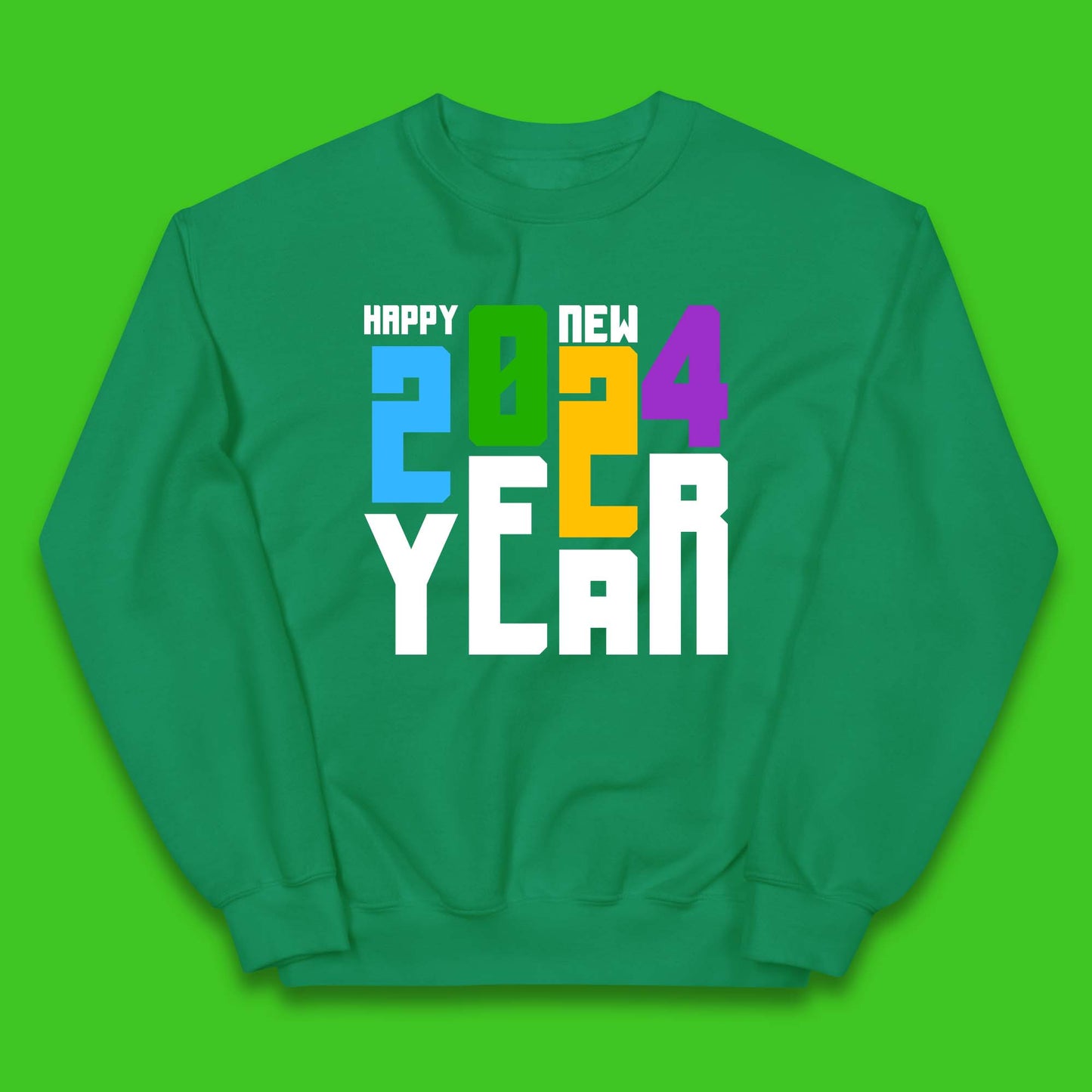 Happy New Year 2024 Kids Jumper