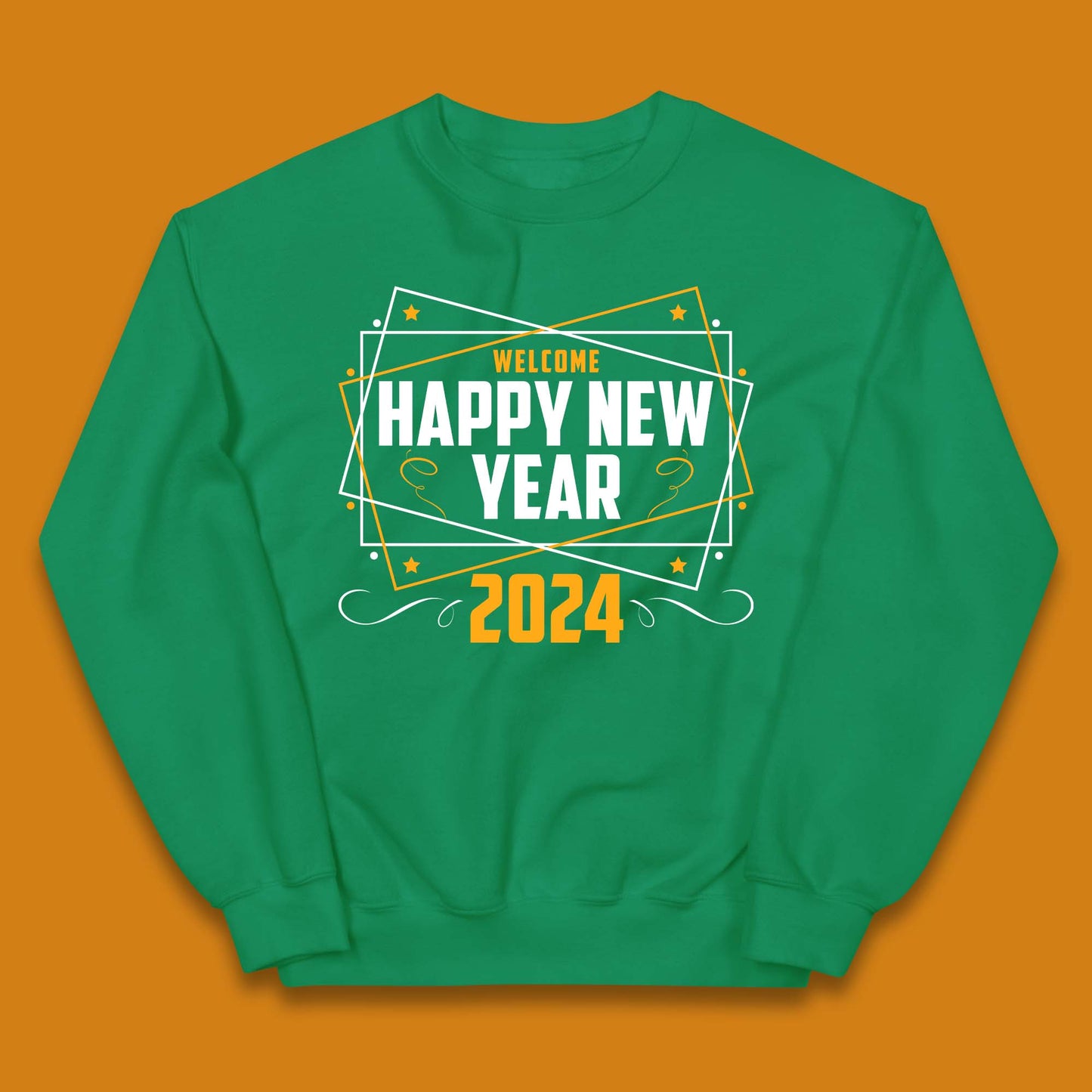 Welcome Happy New Year 2024 Kids Jumper