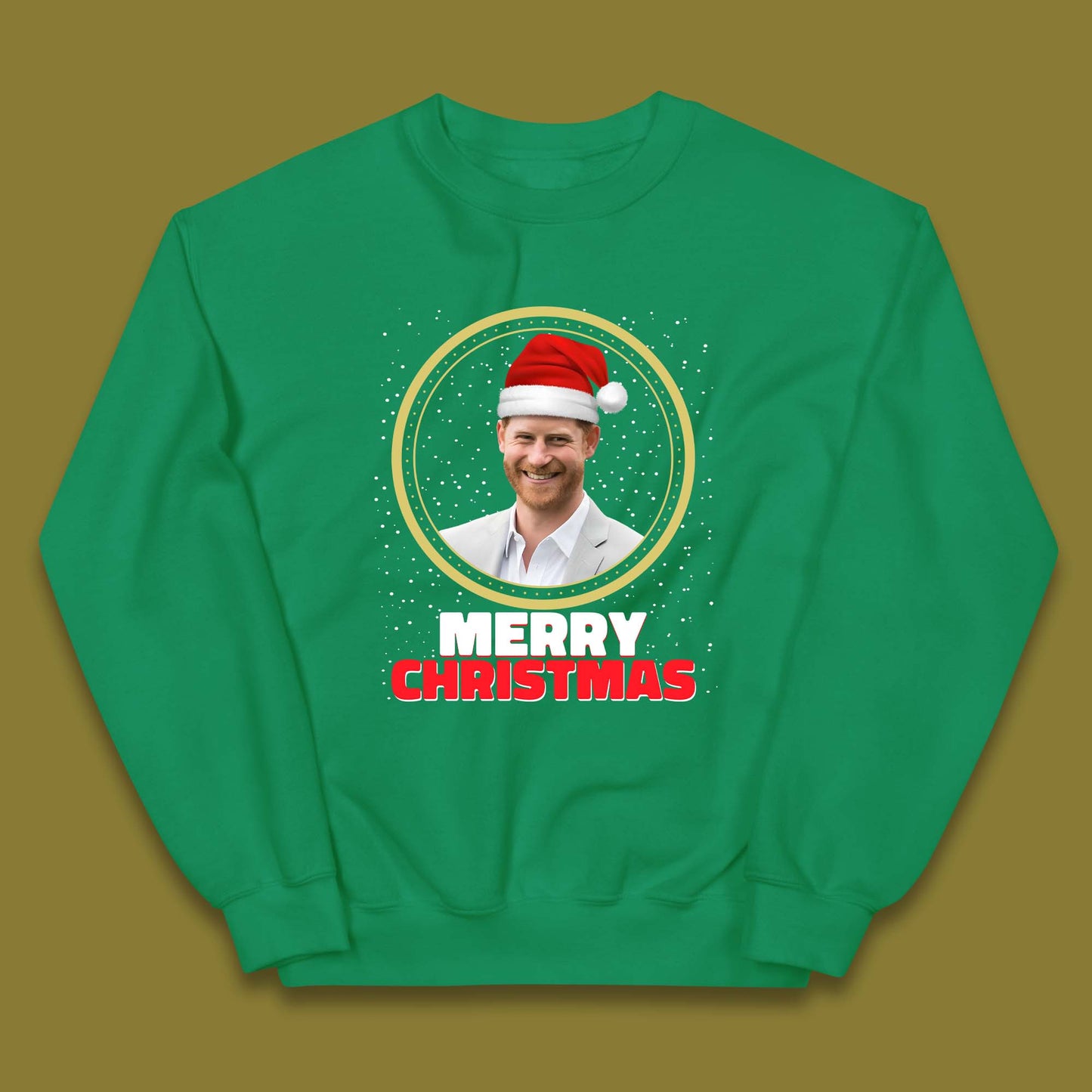Prince Harry Christmas Kids Jumper