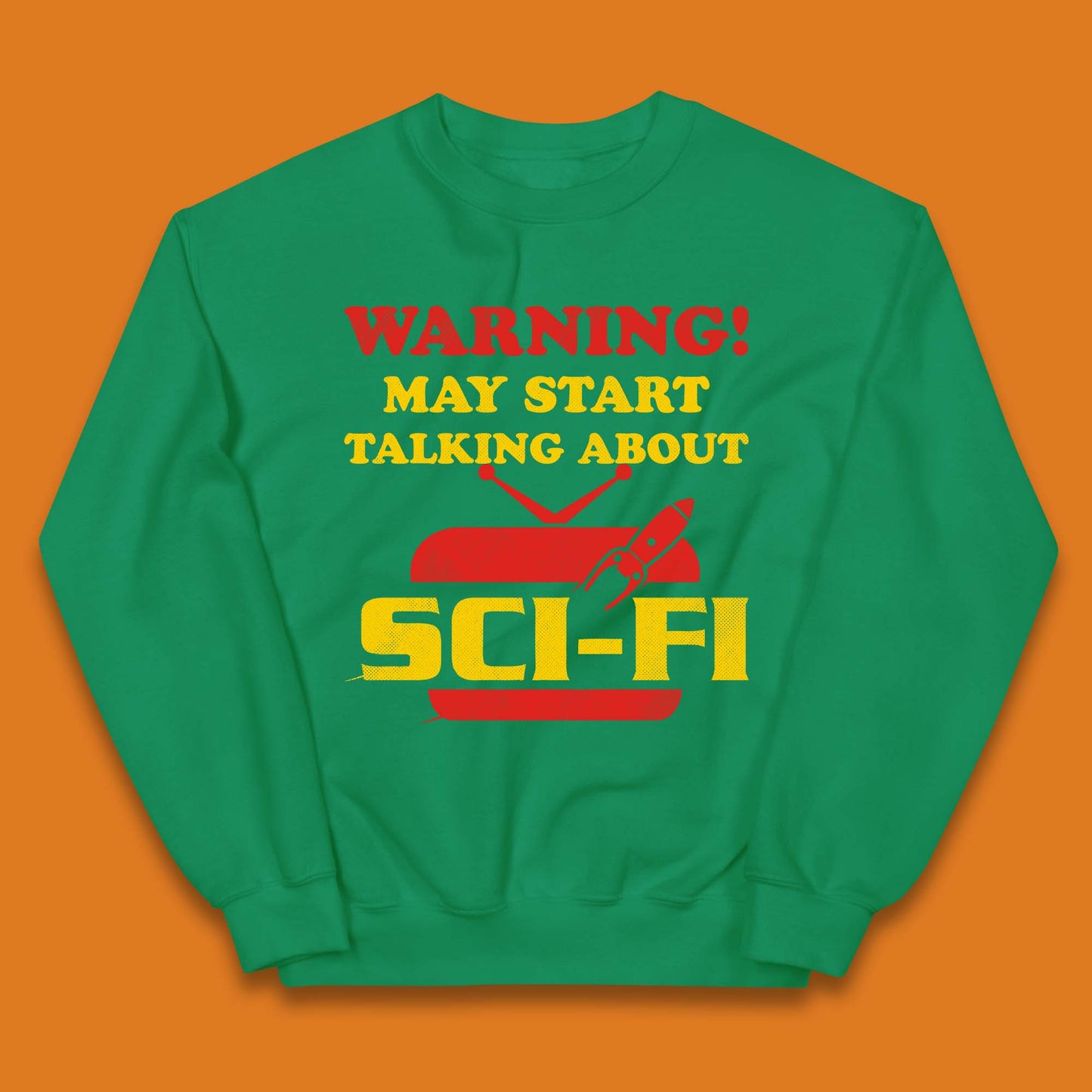 Warning Talking About Sci-Fi Kids Jumper