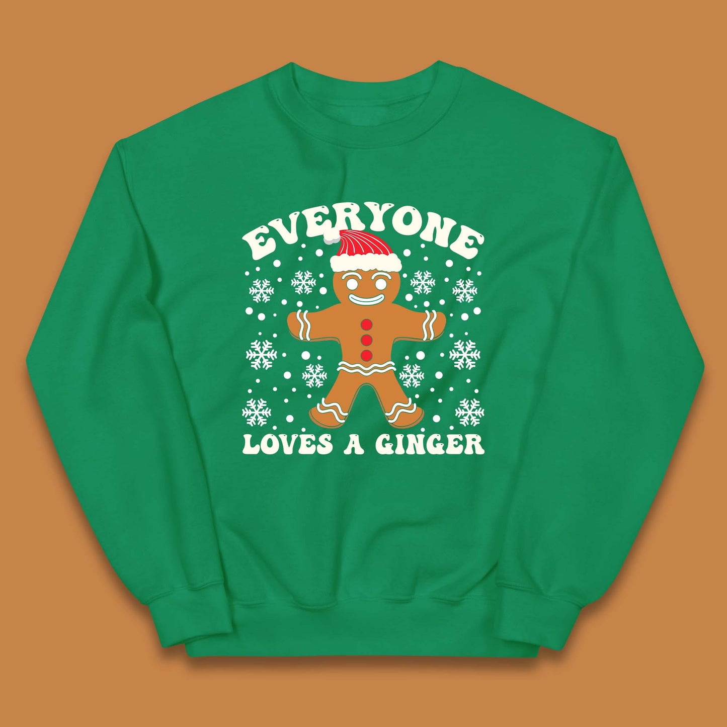 Gingerbread Christmas Kids Jumper