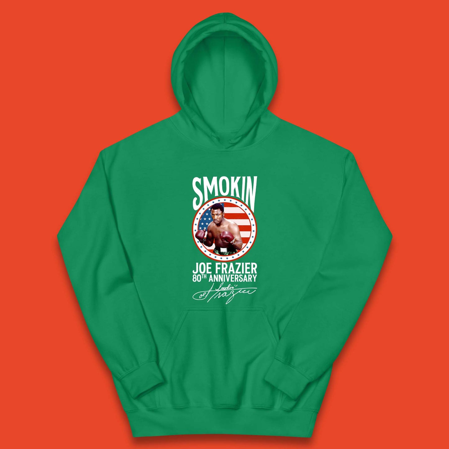 Smokin Joe Frazier 80th Anniversary Kids Hoodie