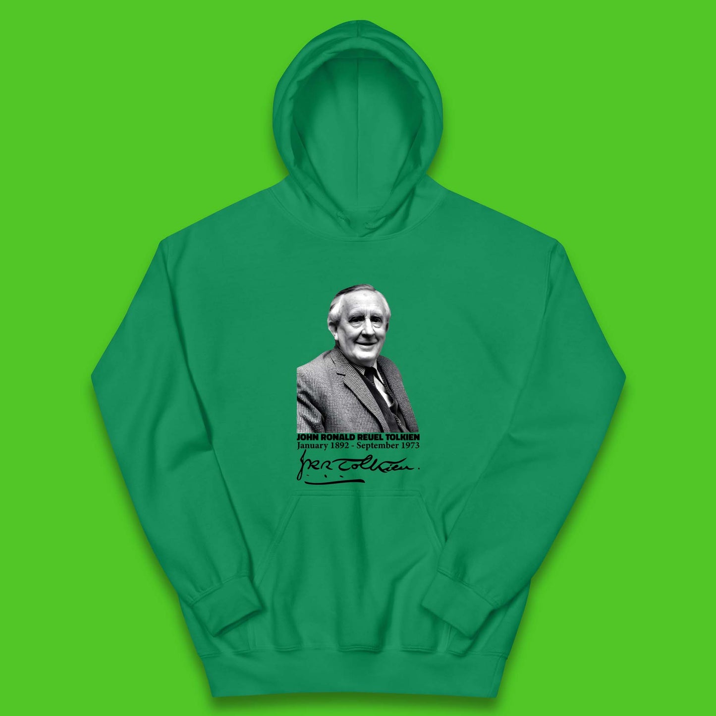John Ronald Reuel Tolkien Signature Kids Hoodie