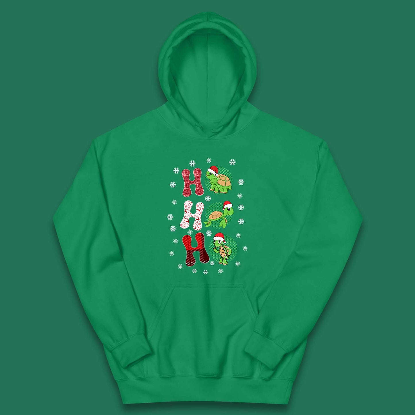 turtles santa kids hoodie