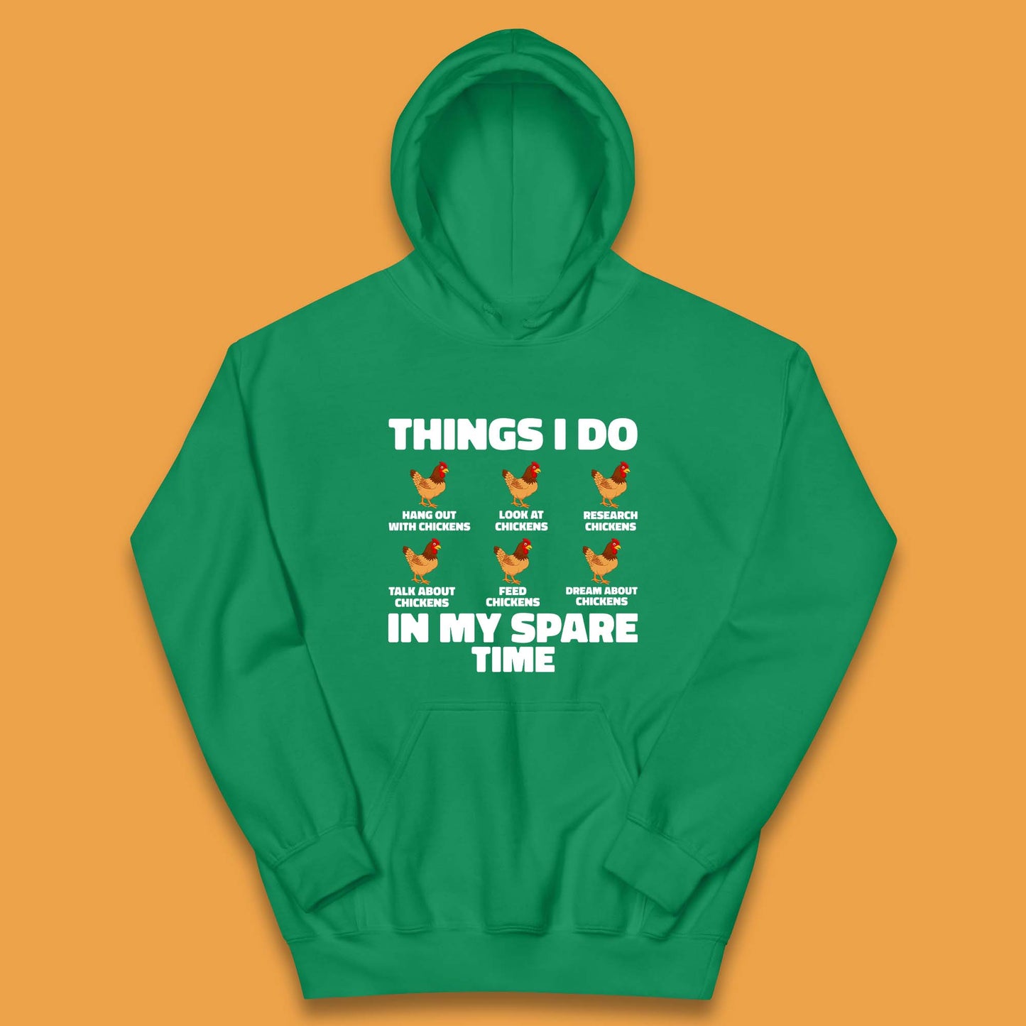 Chickens Things Kids Hoodie