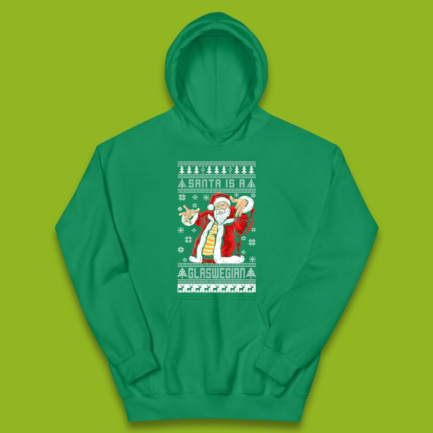 Santa Is A Glaswegian Christmas Kids Hoodie