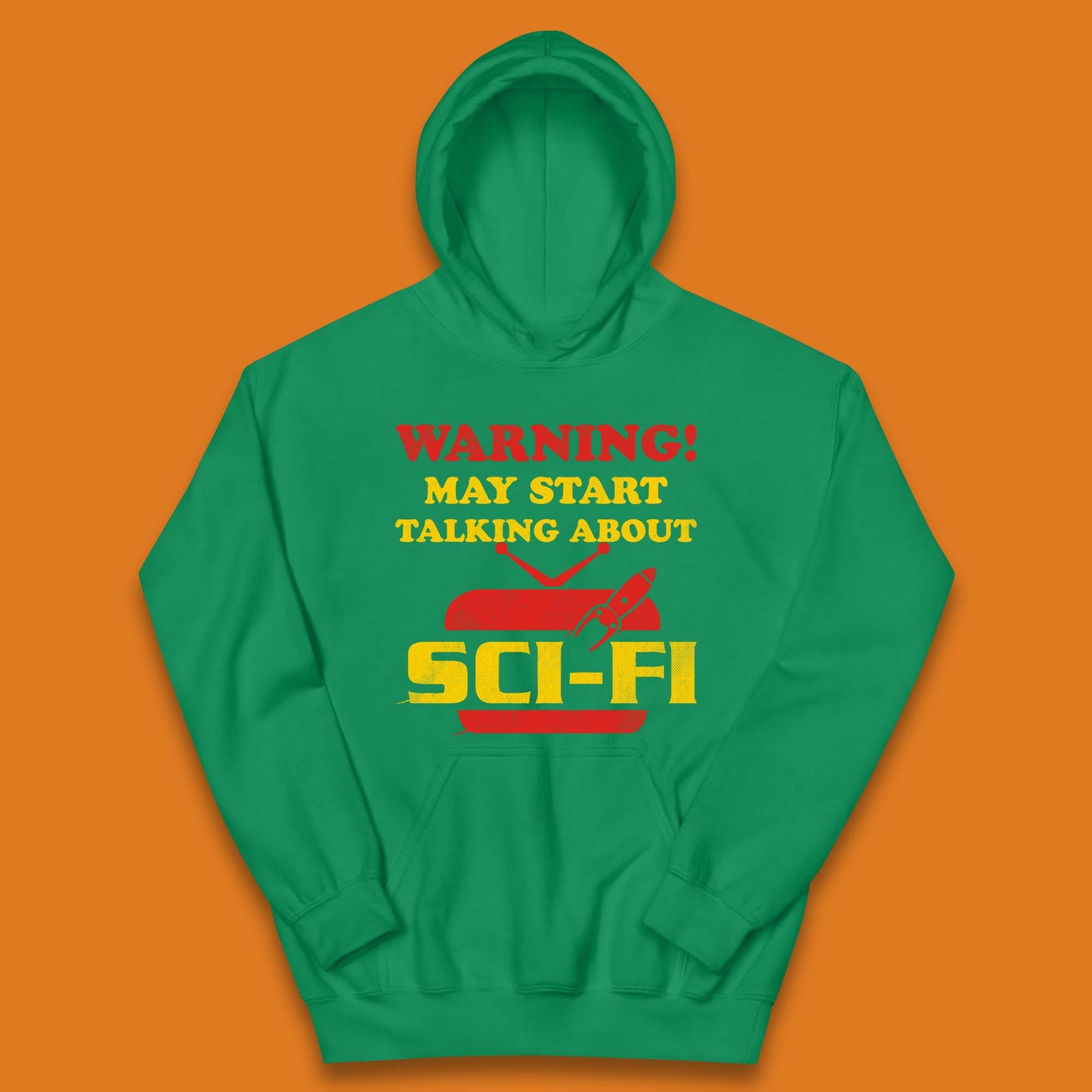 Warning Talking About Sci-Fi Kids Hoodie
