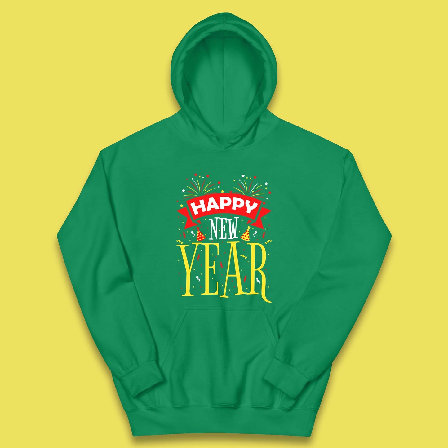 Happy New Year Celebrations Kids Hoodie