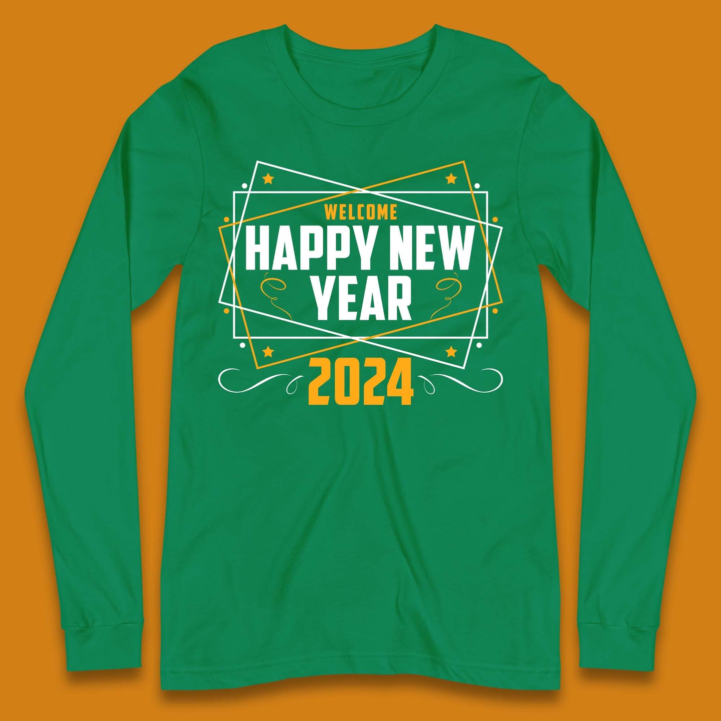 Welcome Happy New Year 2024 Long Sleeve T-Shirt