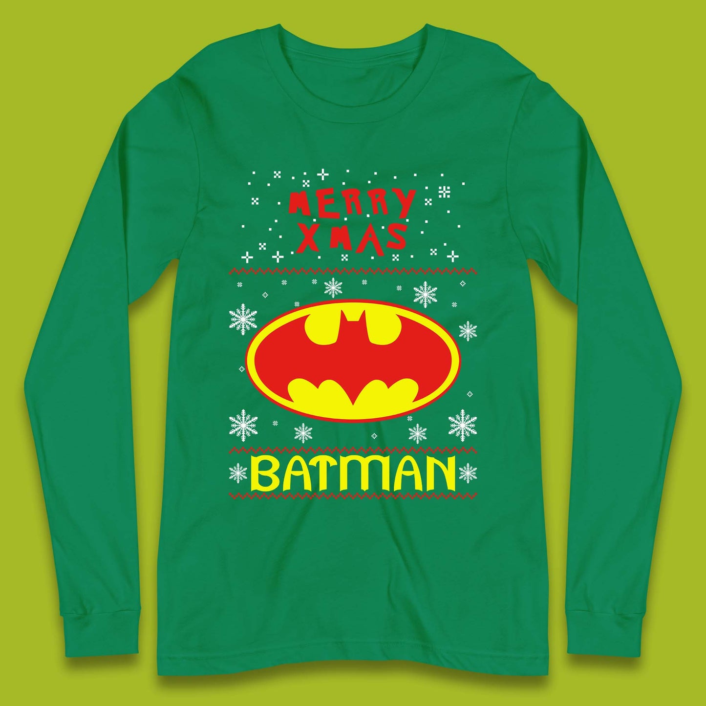 batman christmas long sleeve t shirt