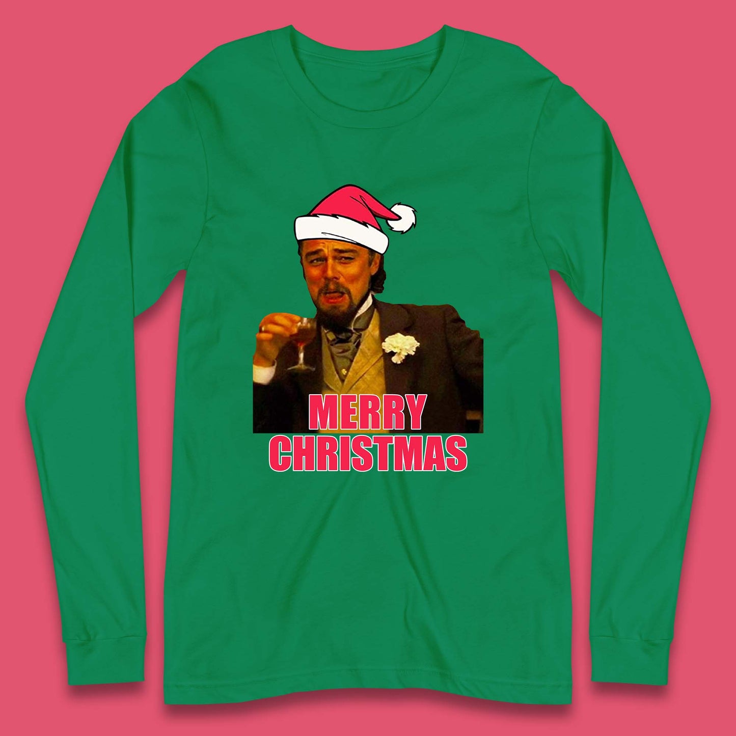 Leonardo DiCaprio Christmas Long Sleeve T-Shirt