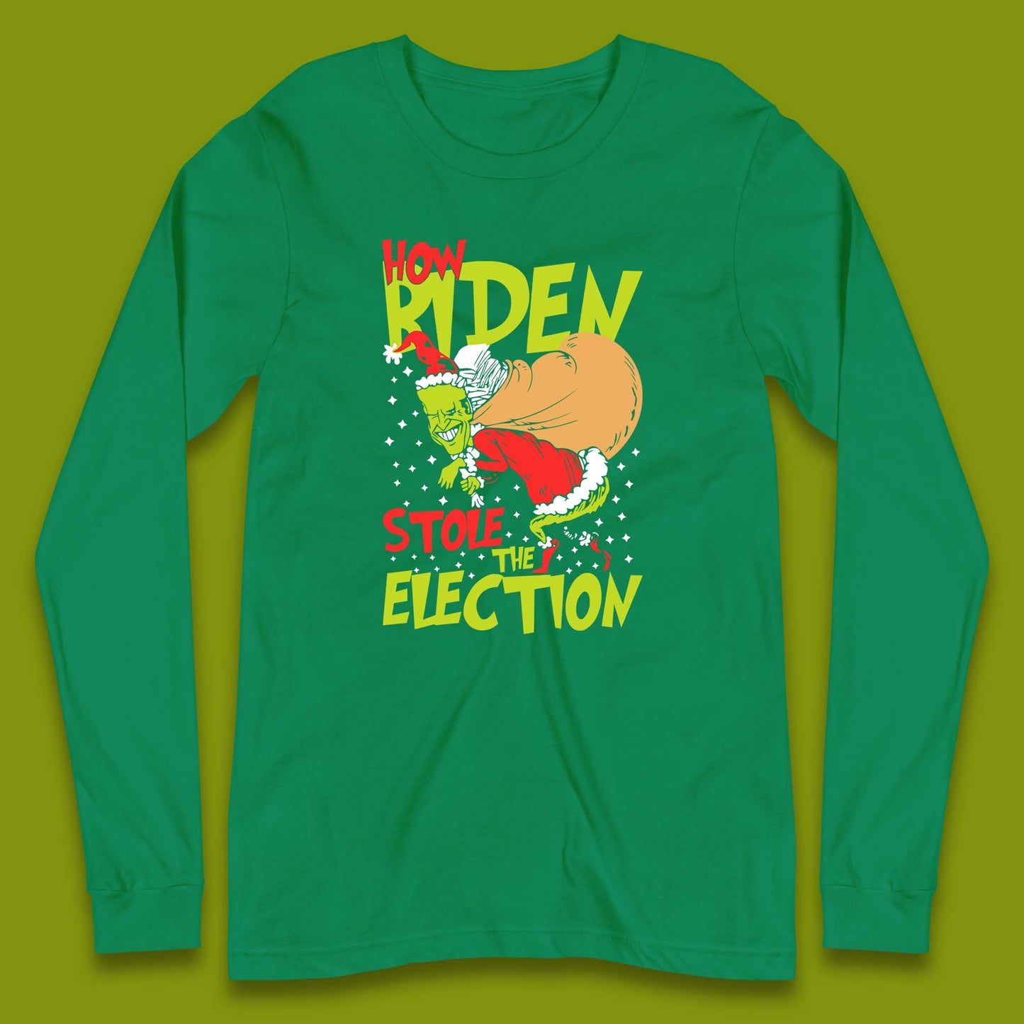 biden stole election long sleeve t shirt