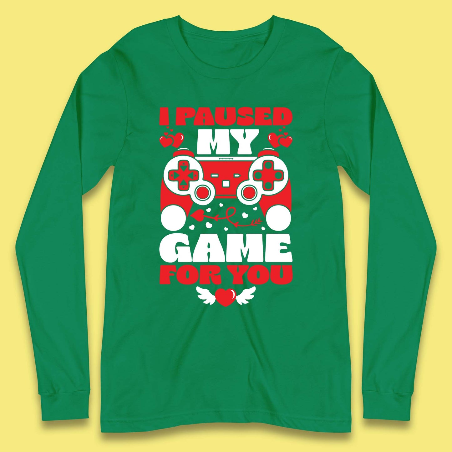 Valentine's Day Gamer Long Sleeve T-Shirt