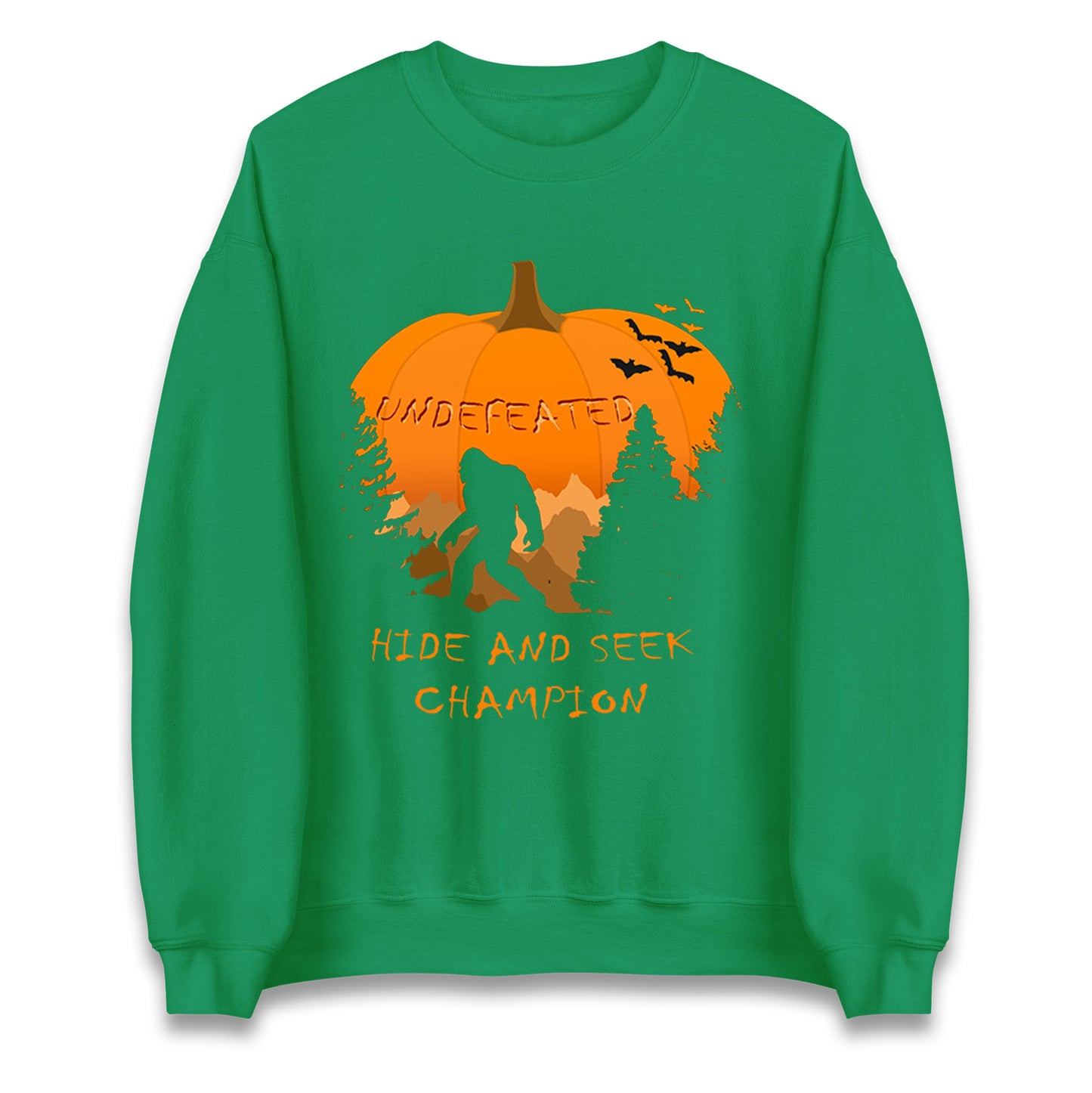 Big Foot Hide And Seek Halloween Unisex Sweatshirt