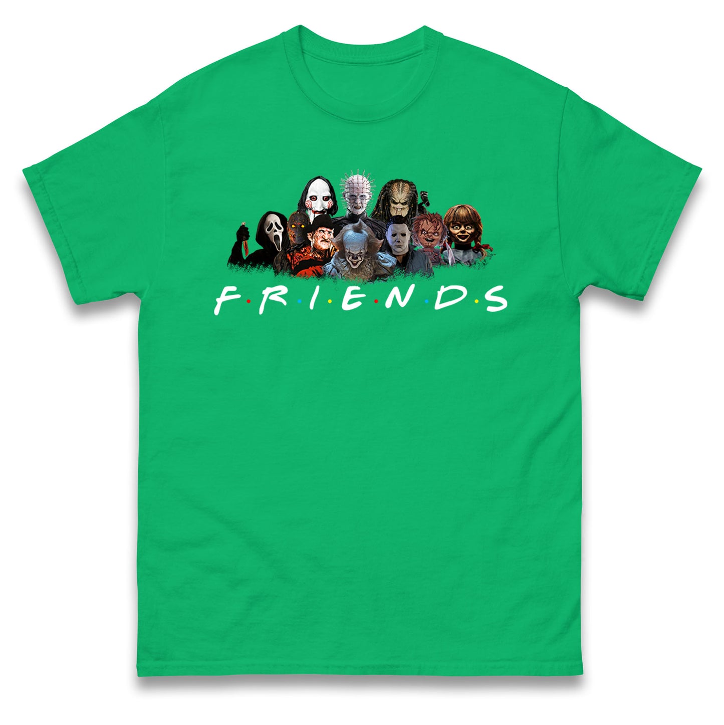 Horror Characters Friends Halloween t shirts
