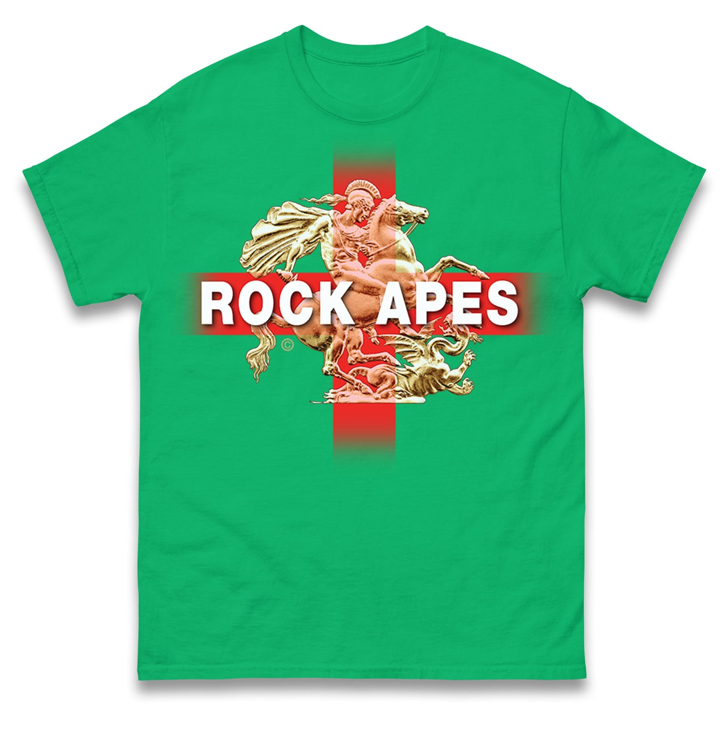 Rock Apes St George & The Dragon Mens Tee Top