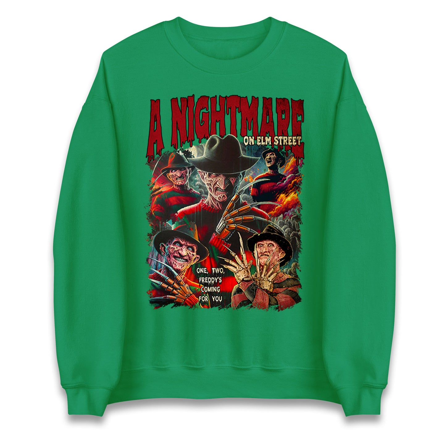 Al Nightmare on Elm Street Freddy Krueger Sweatshirt