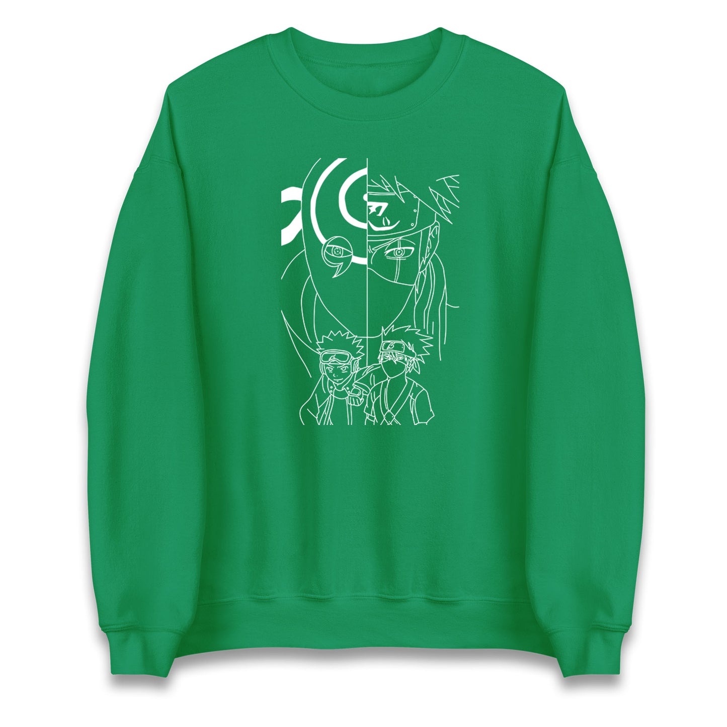 Naruto Shippuden Sweatshirt Obito Uchiha, Kakashi Hatake, And Friends Top
