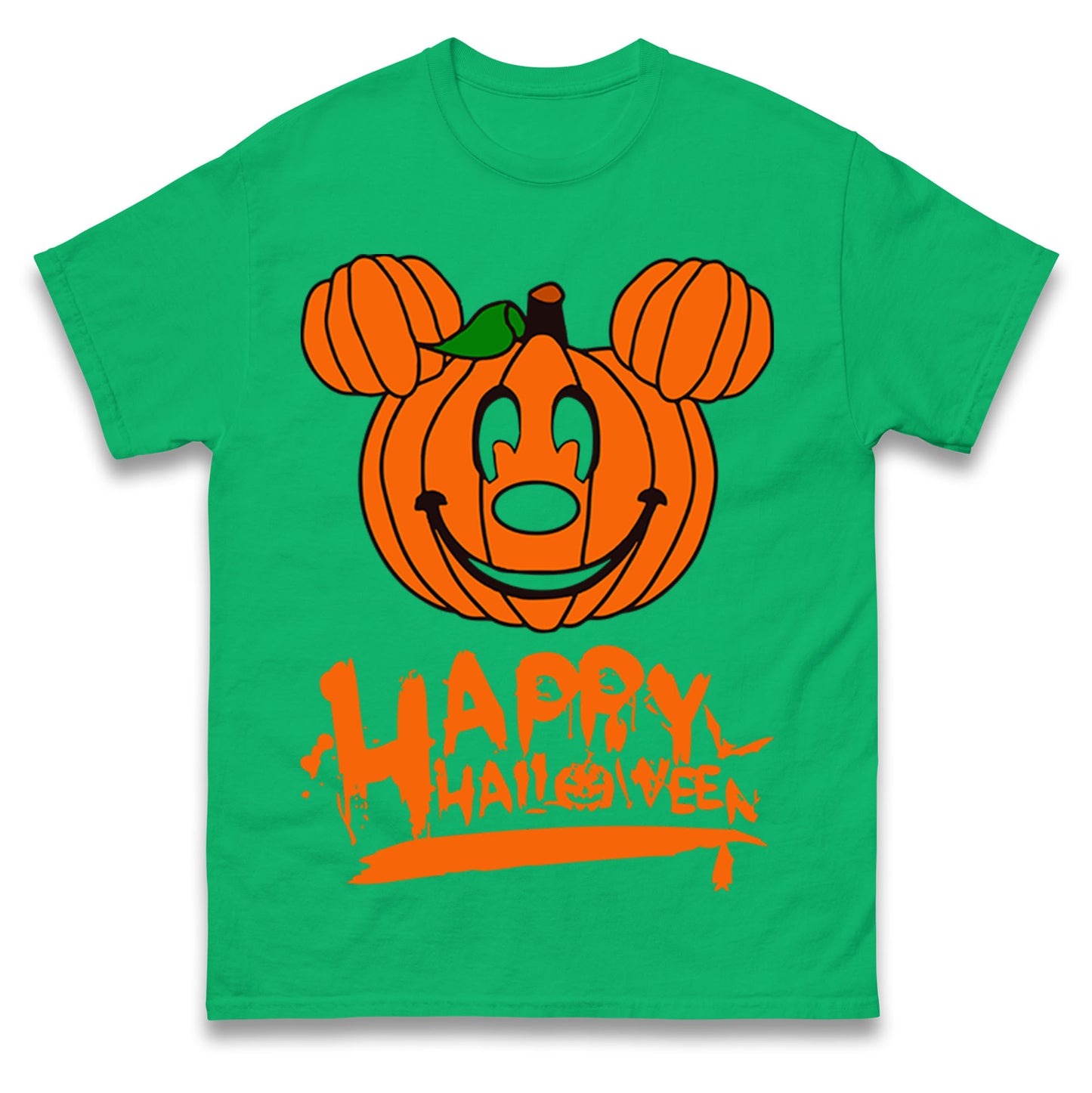 Mickey Mouse Pumpkin Happy Halloween T Shirts