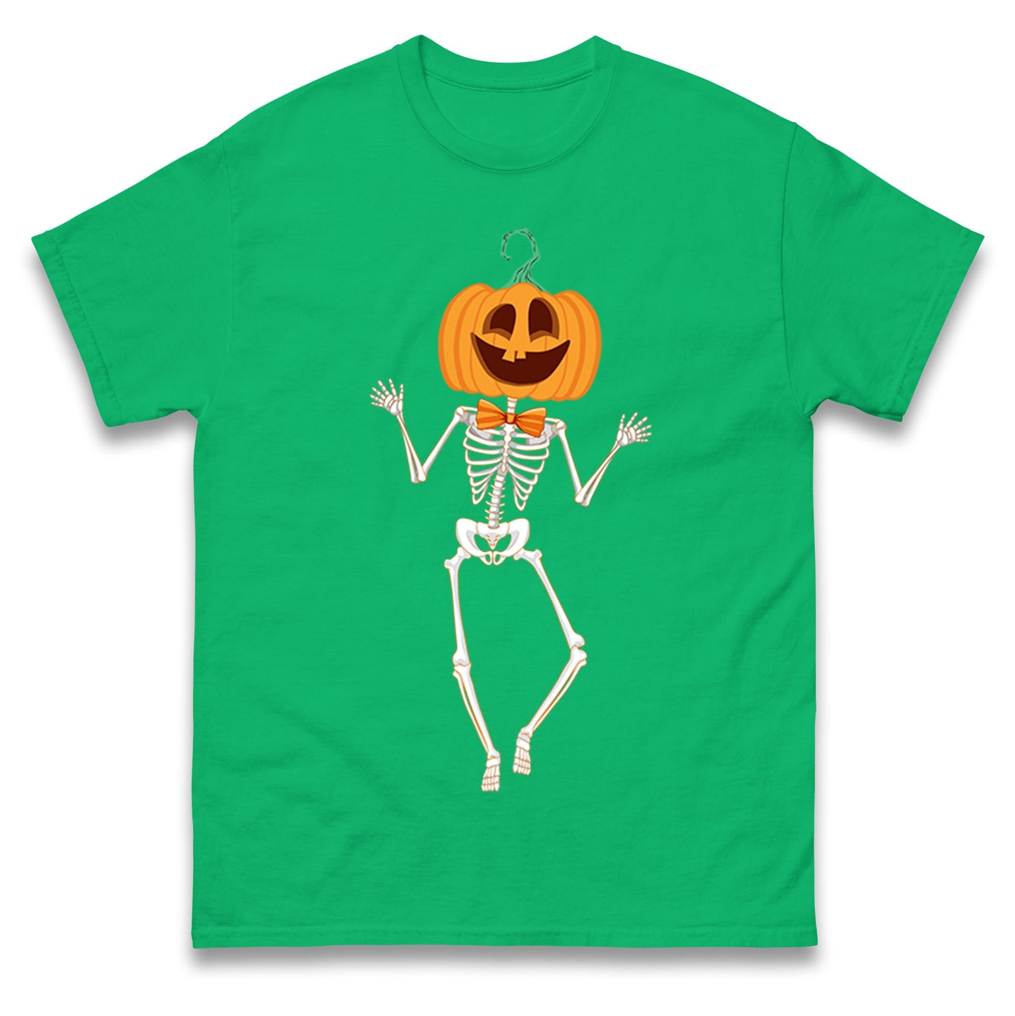 Pumpkin Skeleton T Shirts