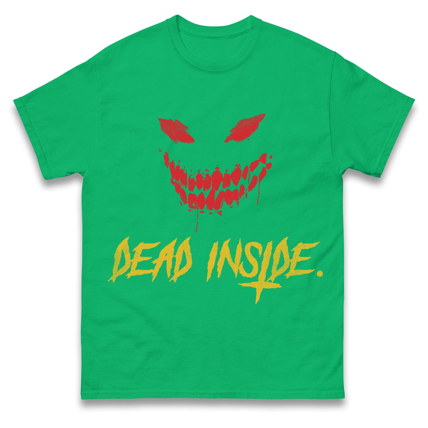 Horror Face Dead Inside Halloween t shirt