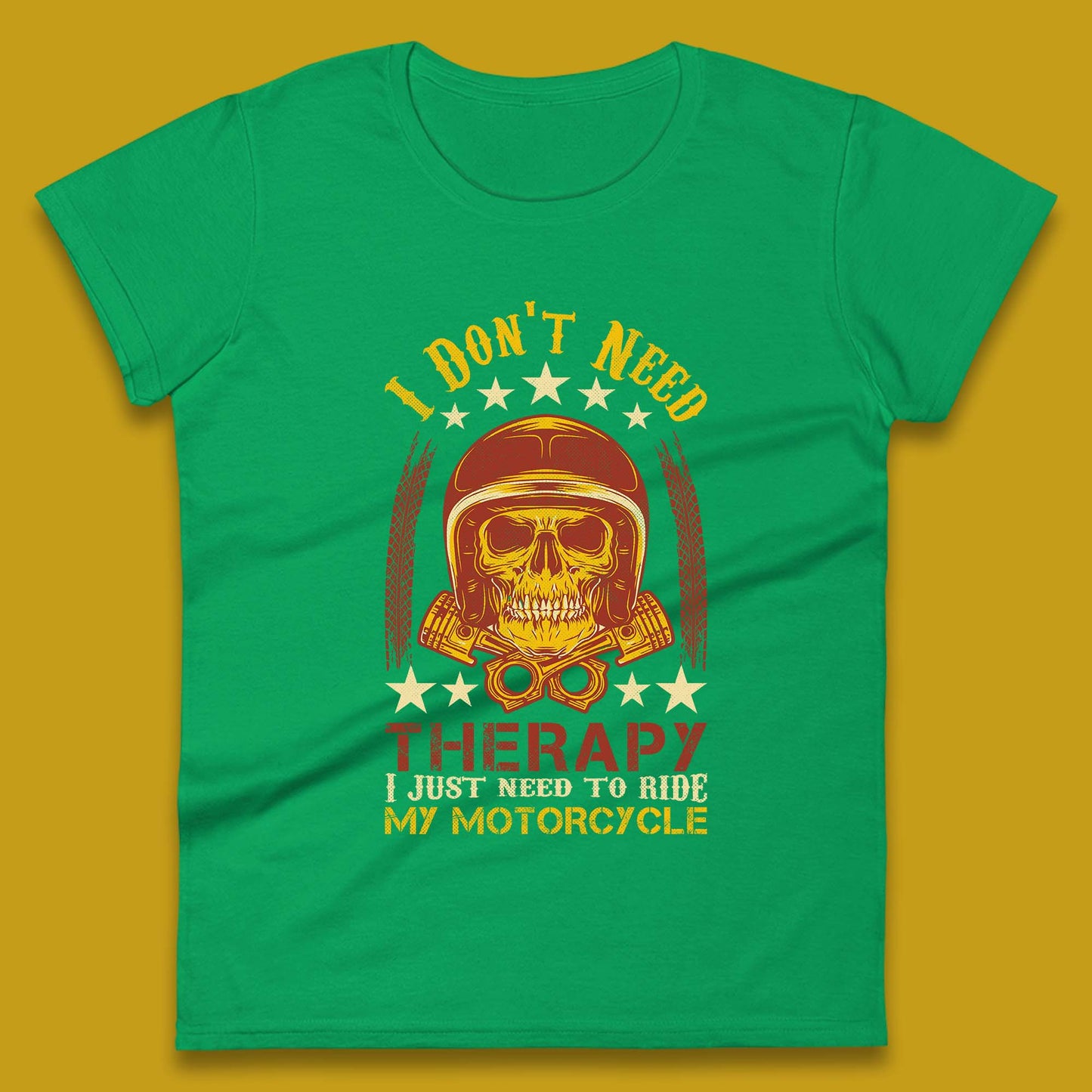 Motorcycle Therapy Womens T-Shirt