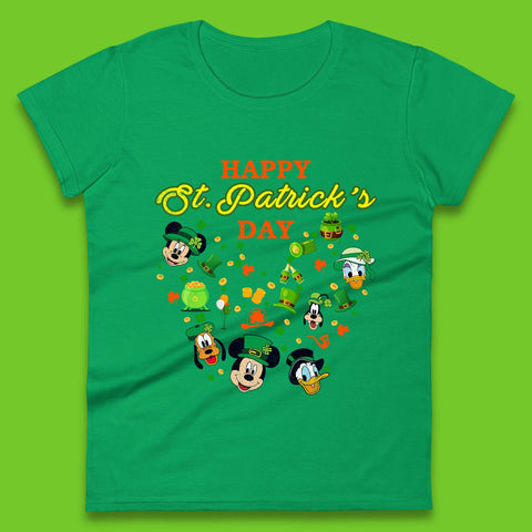 Disney Happy St. Patrick's Day Womens T-Shirt