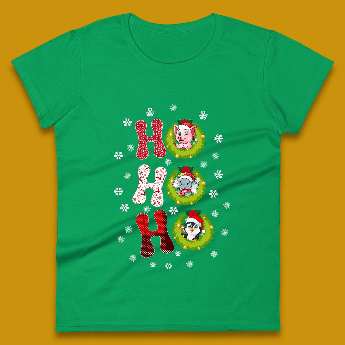 ho ho ho christmas animals sweatshirt