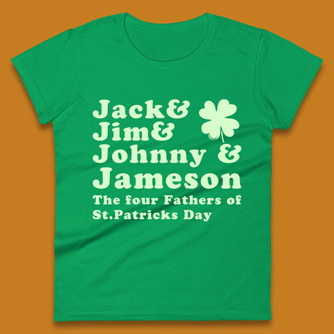 The Four Fathers of St. Patrick's Day Womens T-Shirt