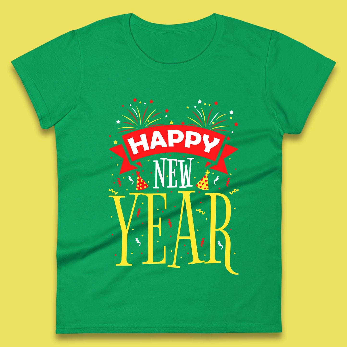 Happy New Year Celebrations Womens T-Shirt