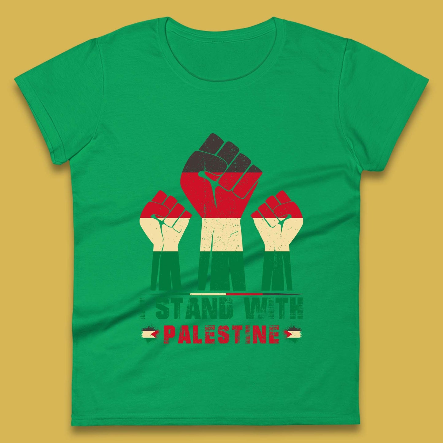 Ladies I Stand with Palestine T Shirt UK