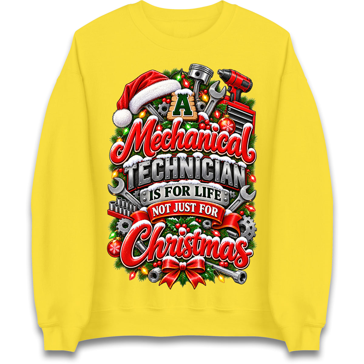 Mechanical Technician Christmas Jumper