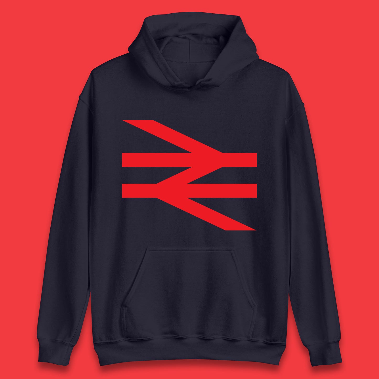 British Rail Union Jack Logo Trains Trainspotter Train Nationalisation Britain Uk Labour Politics Unisex Hoodie