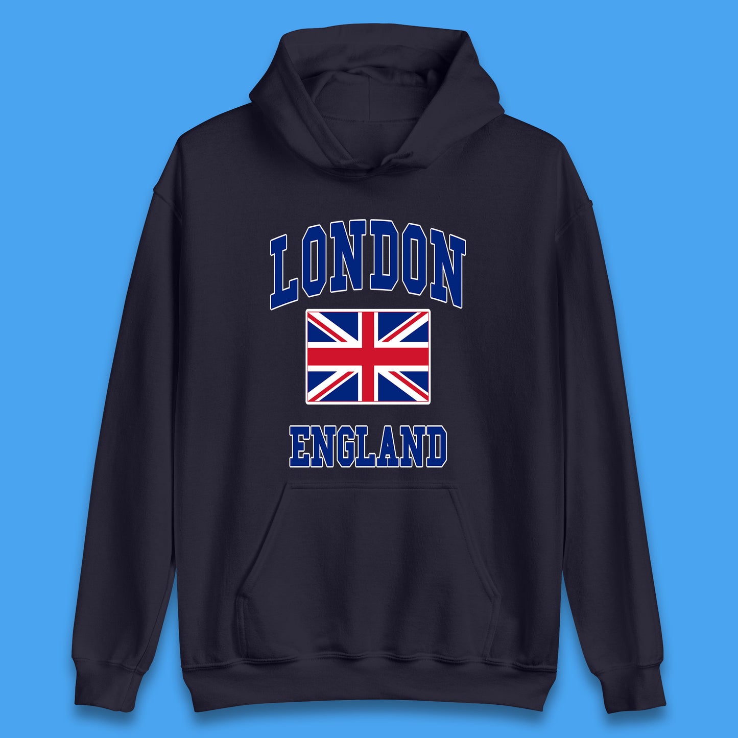 London England Flag Great Britain United Kingdom Uk Union Jack Souvenir British Flag Unisex Hoodie