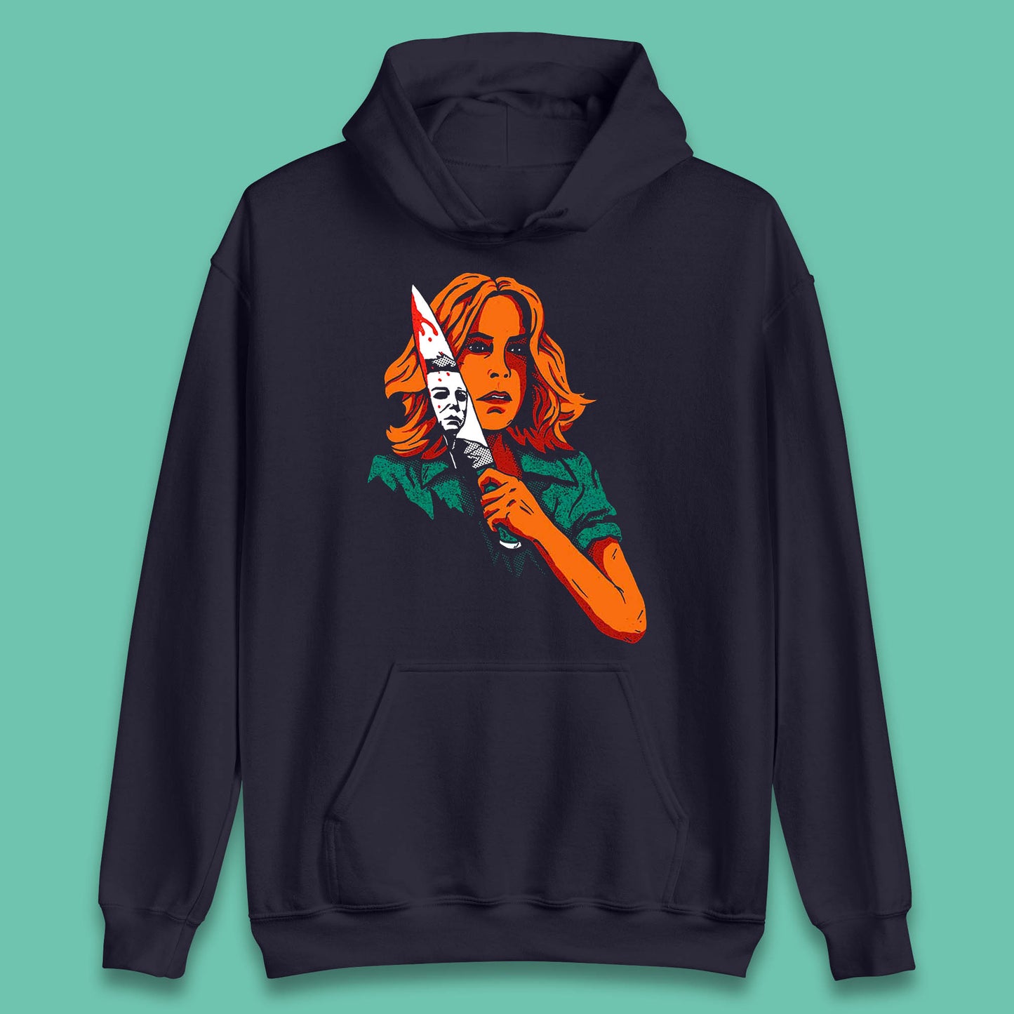 Laurie Halloween Take A Knife Michael Myers Halloween Horror Movie Character Unisex Hoodie